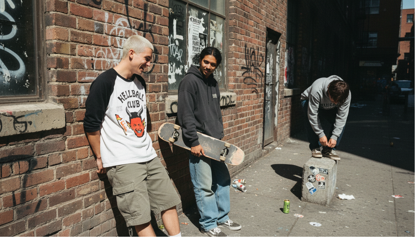 Original Hellball Baseball Shirt